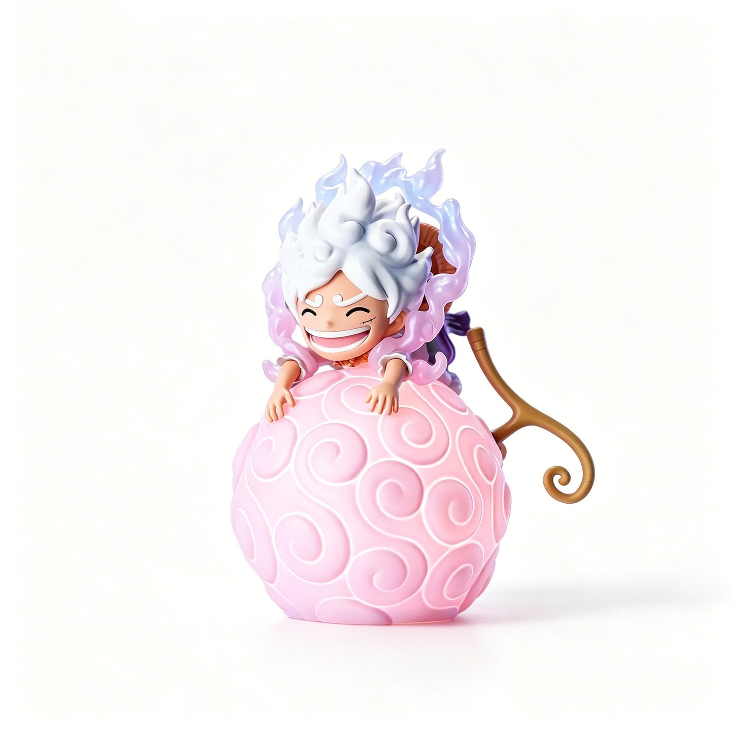 One Piece Luffy Gear 5 Nika Devil Fruit LED Night Light, Anime Luffy Figure Lamp