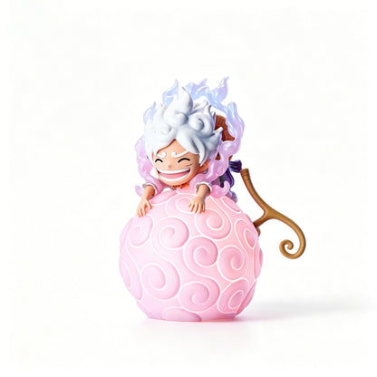 One Piece Luffy Gear 5 Nika Devil Fruit LED Night Light, Anime Luffy Figure Lamp