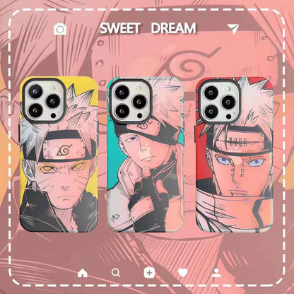 Pain/Uzumaki/Kakashi Vynikající silikonové antikolizní pouzdro Trend Silicone Apple