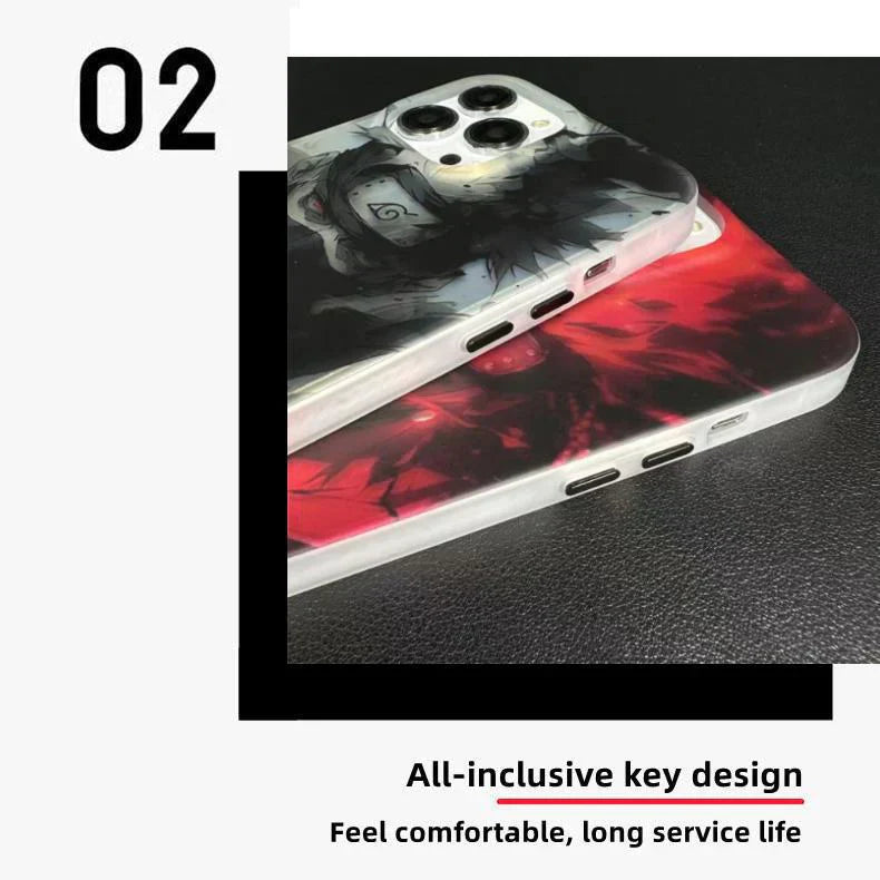 kakashi/uzimaki Apples udsøgte Trend Silikone Anti-kollisionstelefon etui elektroforsølv