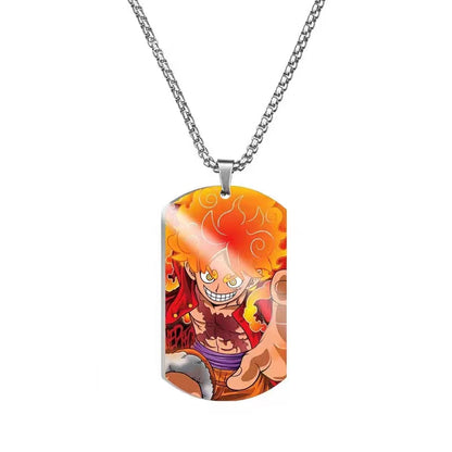 Ruffy/Zoro/Chopper/Nami Modische coole Halskette aus Titanstahl und Metall
