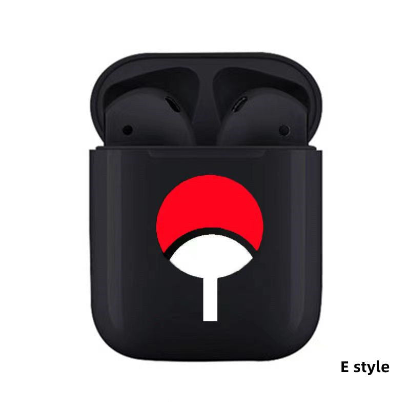 Kaléidoscope écrit oeil rond véritable casque Bluetooth sans fil écouteurs (Bluetooth 5. 0)