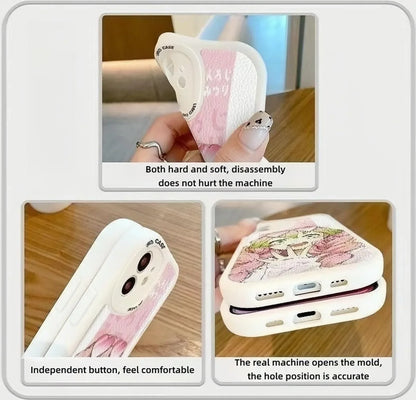 Super roztomilé silikonové pouzdro Apple odolné proti nárazu od společnosti Kanroji Mitsuri