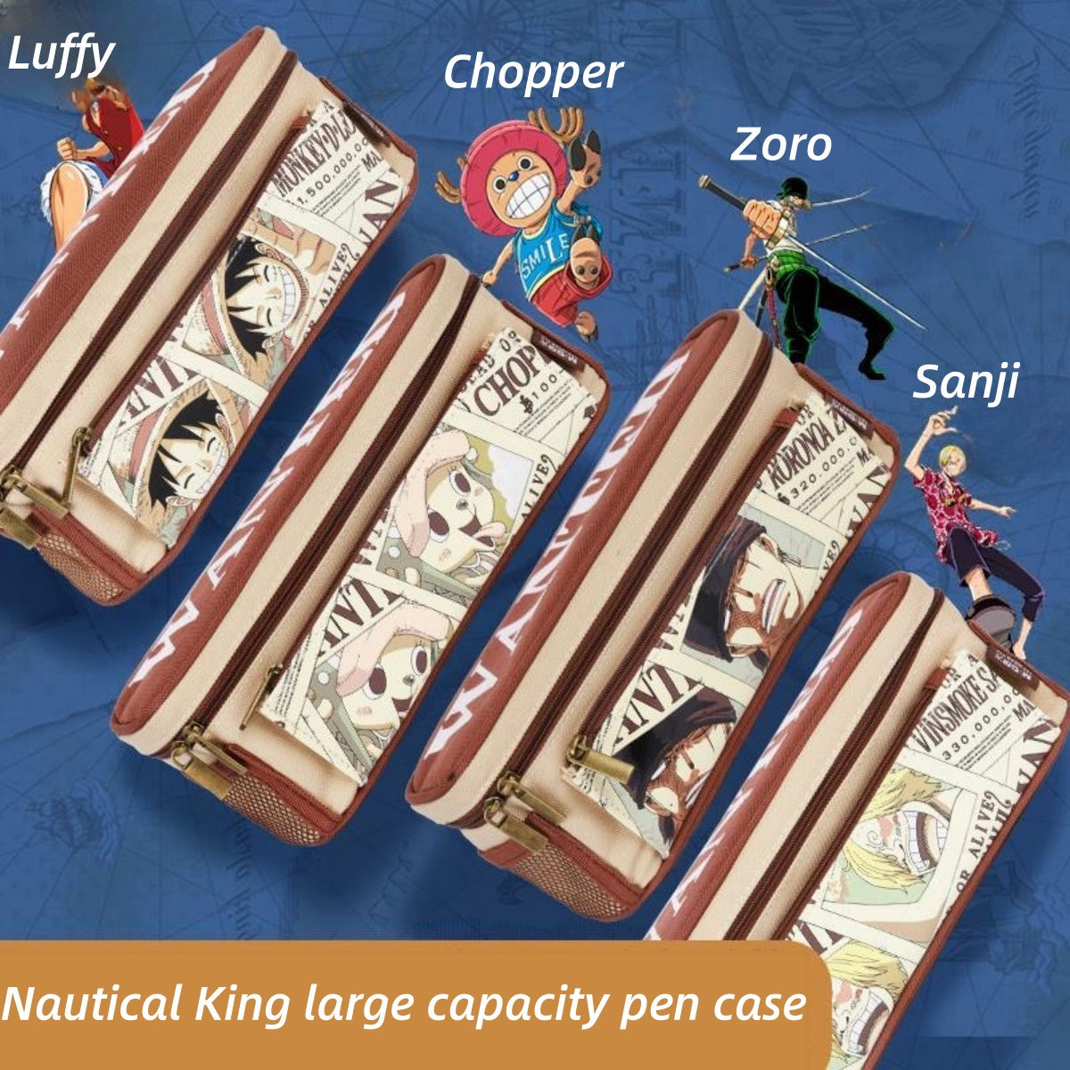 Figurka Luffy/Chopper/Zoro/Sanji s dostatečnou kapacitou