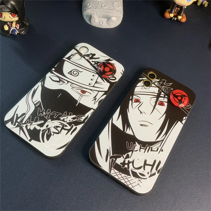 Kakashi/itachi Cool Case pro rotující Sharingan ručně vyráběné pouzdro na iPhone