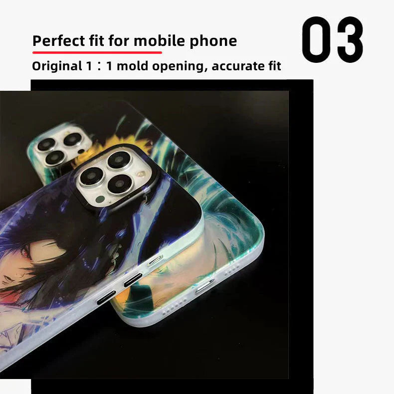 Sasuke/Uzimaki Apple – coque de téléphone Anti-collision en Silicone, tendance exquise
