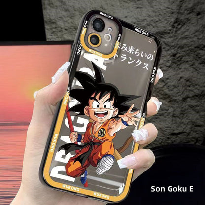 Coque de téléphone anti-collision en silicone tendance exquise pour iPhone Goku/Bejīta