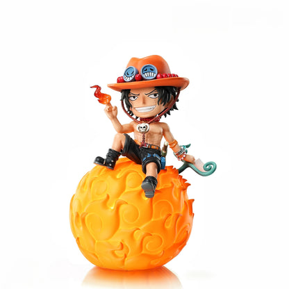 One Piece Luffy Gear 5 Nika Devil Fruit LED Night Light, Anime Luffy Figure Lamp