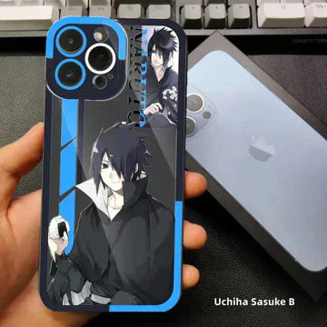 Silikonový nárazuvzdorný kryt na telefon s Itachi/Gaarou pro Android (11. až 17. generace Pro Max)