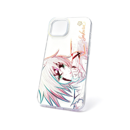 Pouzdro na telefon Naruto Sakura Haruno Anime, nárazuvzdorné pouzdro na iPhone Gradient