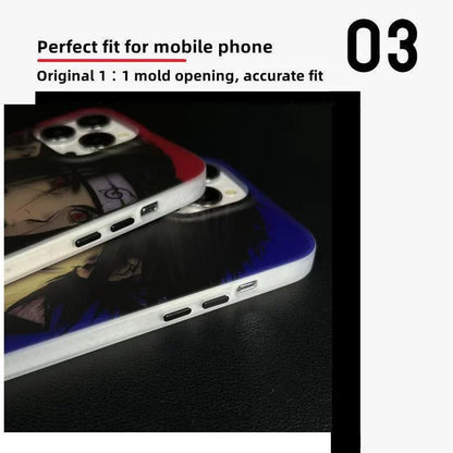 Sasuke/ itachi Apple rafinovaný trendový silikonový antikolizní obal na telefon