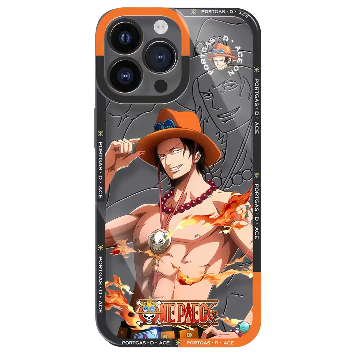 Silikonové pouzdro na telefon Luffy/Zoro/Ace odolné proti nárazu