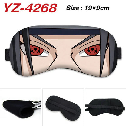 Uzumaki/Sasuke dessin animé belle visière de sommeil stéréo respirante