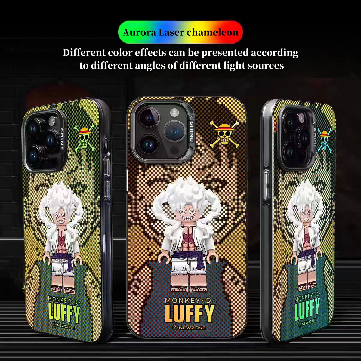 Luffy/Zoro silikonové pouzdro na iPhone odolné proti nárazu