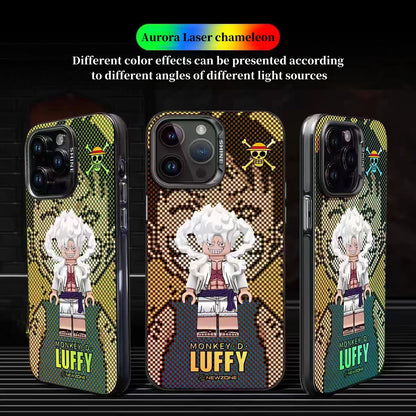 Luffy/Zoro silikonové pouzdro na iPhone odolné proti nárazu