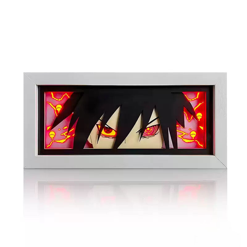 Sasuke/Kakashi/Obito/Itachi 3D Paper Sculpture Night Light - Rozsviťte svět anime!