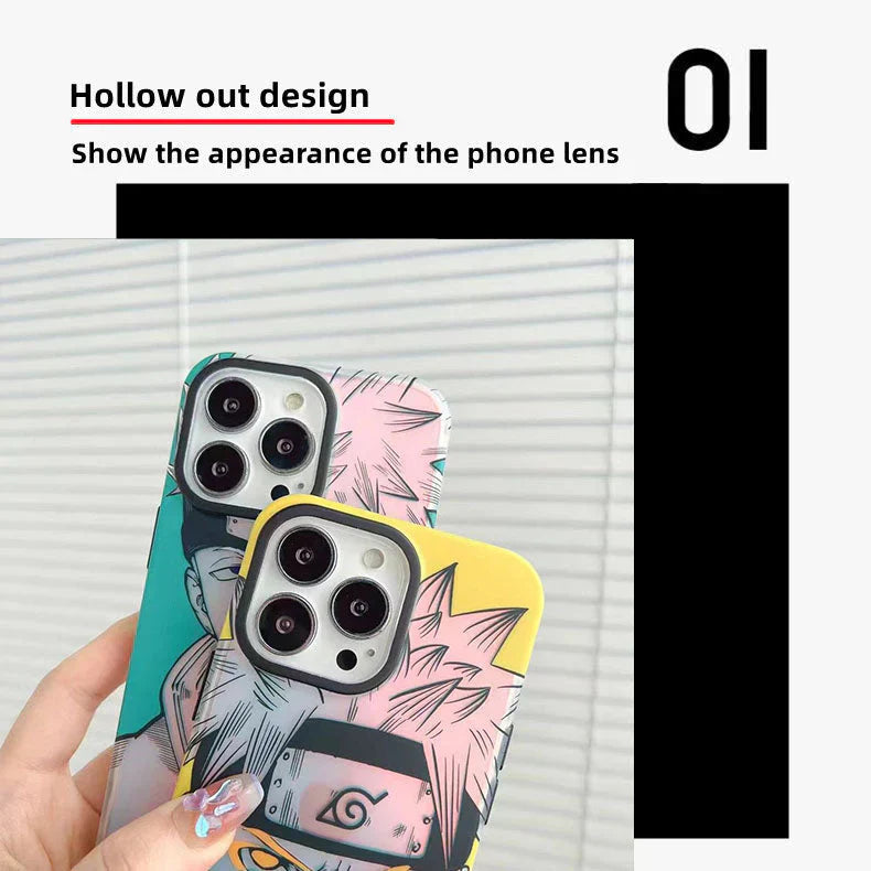 Pain/Uzumaki/Kakashi Vynikající silikonové antikolizní pouzdro Trend Silicone Apple