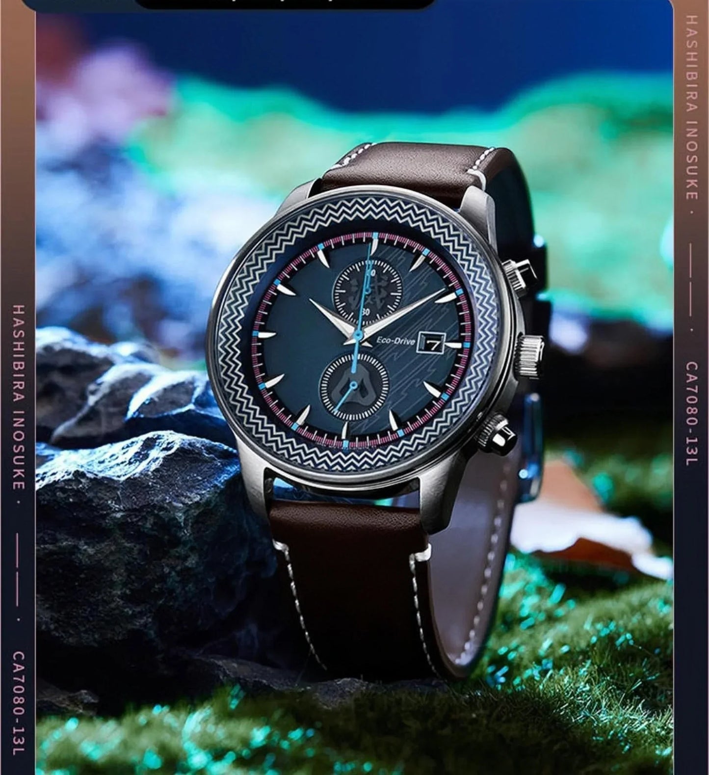 Hashibira Inosuke Herrenuhren, analoge Quarz-Sport-Unisex-Uhr, 100 m wasserdichte Uhren