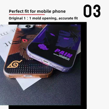 Sasuke/Uzumaki Apple nádherné silikonové antikolizní pouzdro Trend Silicone