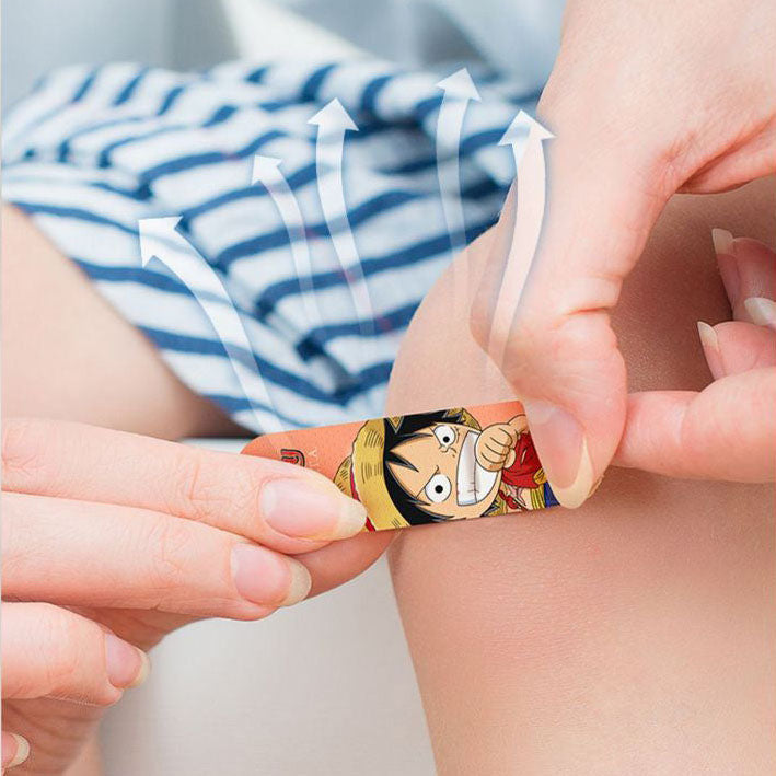 Luffy/Zoro Medizinisches Pflaster, Cartoon, niedlich, atmungsaktiv, wasserdicht