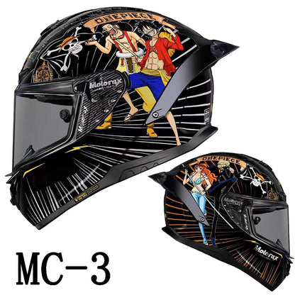 Ruffy/Chopper Vollhelm-Motorradhelm