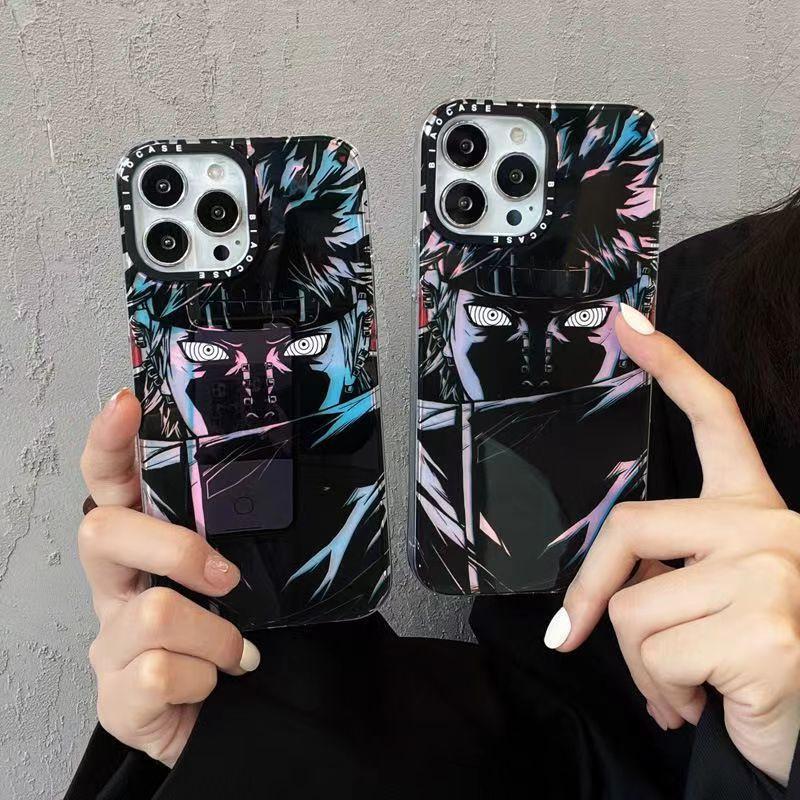 Pain/Obito iPhone hieno Trend Silicone Anti-collision -puhelinkotelo