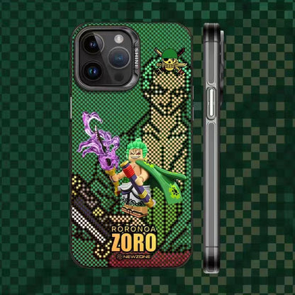 Luffy/Zoro silikonové pouzdro na iPhone odolné proti nárazu