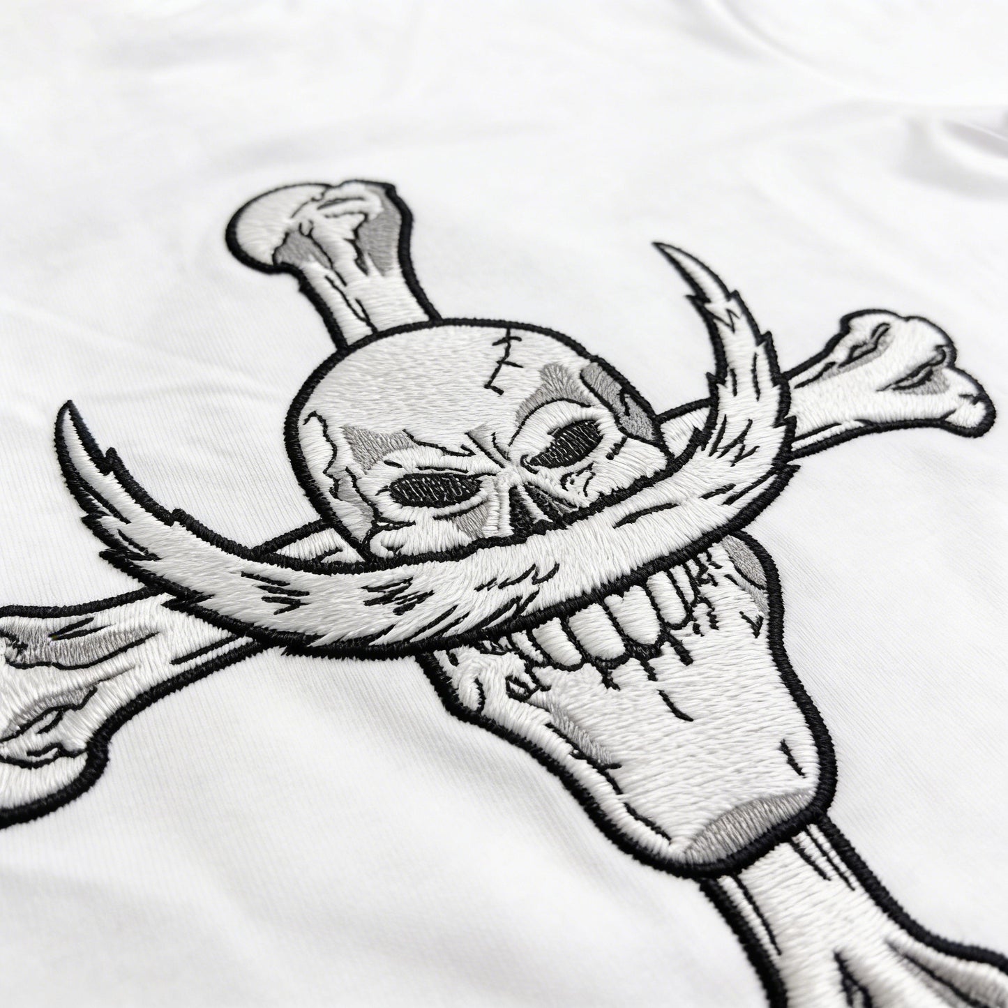 One Piece Whitebeard Edward Newgate Embroidered T-Shirt, Anime Oversized Cotton Tee