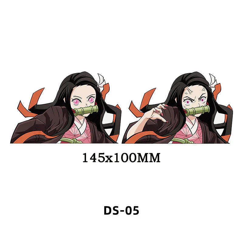 Tanjirou/Nezuko/Zenitsuuu/Inosuke attendent une variété de rôles autocollants d'expression de variation 3D