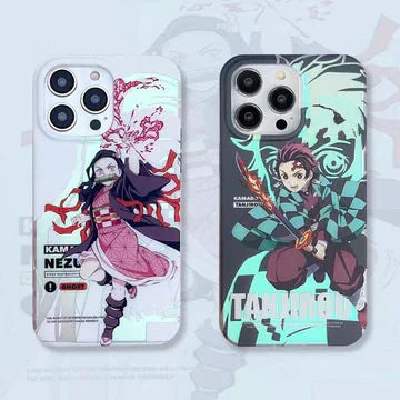 Tanjirou/Nezuko Apple nádherné silikonové antikolizní pouzdro Trend Silicone