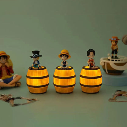 Luffy/Ace/Sabo Atmosphere dekorative natlys