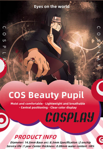 Sasuke/Itachi/Kakashi/Madara Sharingan cool cosplay dekoration Skønhed pupil Øjne