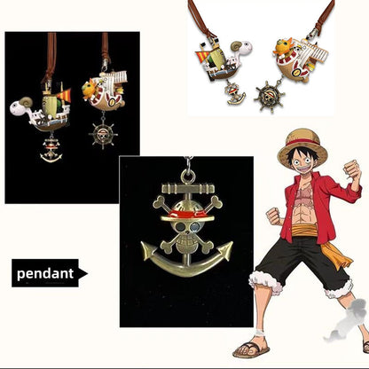 Thousand Sunny/Going Merry Exquisite Πειρατικό Μπρελόκ Κρεμάστρες αυτοκινήτου
