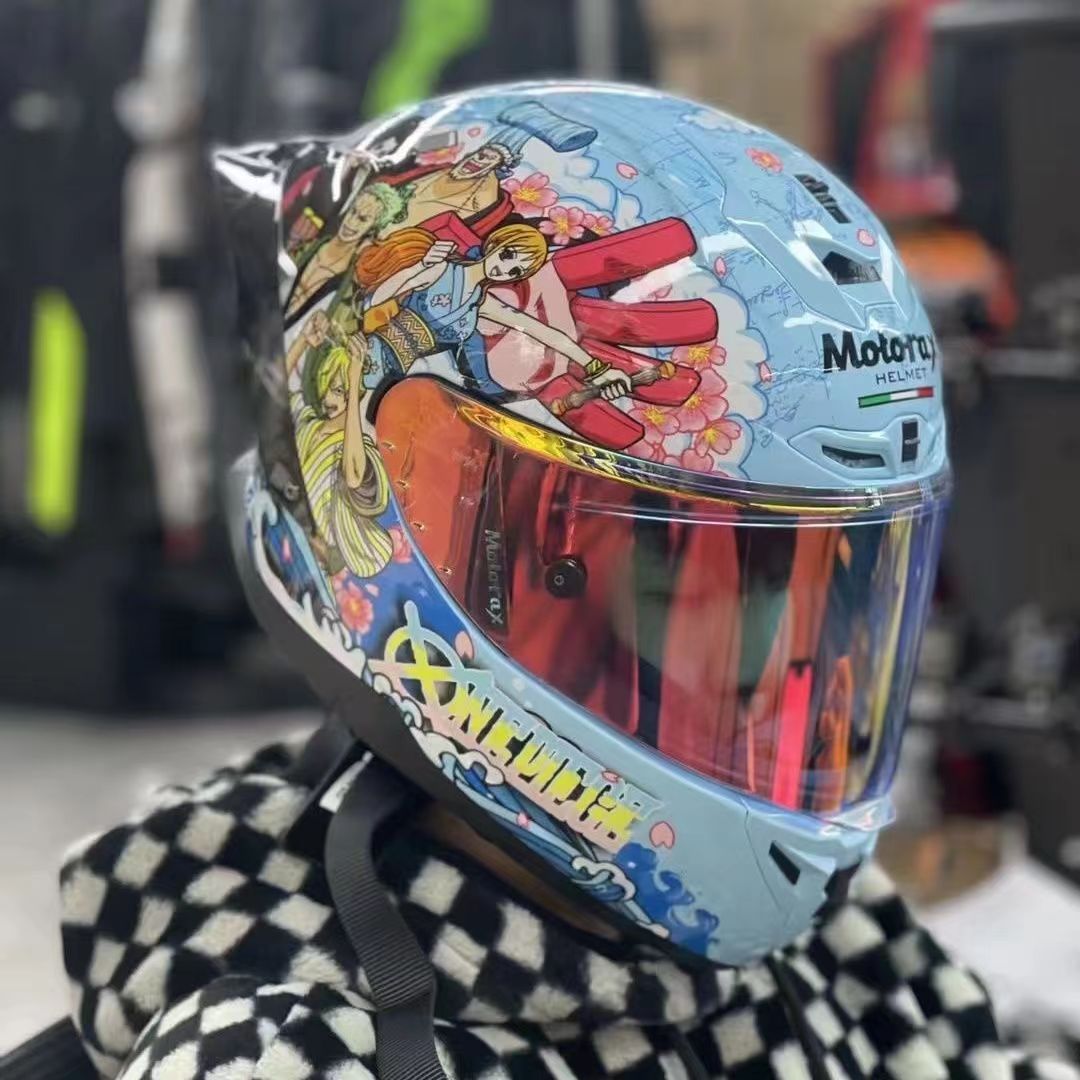 Ruffy/Chopper Vollhelm-Motorradhelm