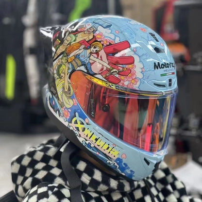 Ruffy/Chopper Vollhelm-Motorradhelm