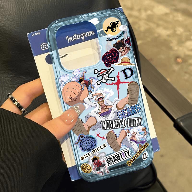 Θήκη τηλεφώνου NIka Luffy iPhone από σιλικόνη, ανθεκτική στα χτυπήματα