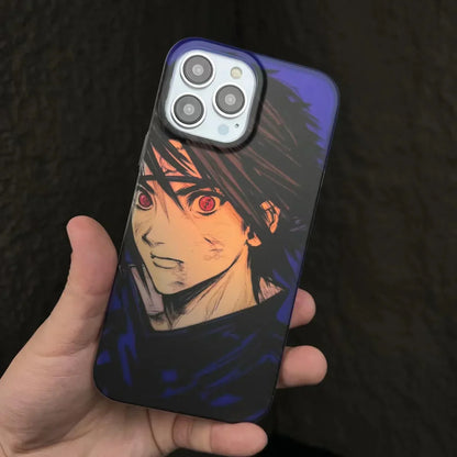 Sasuke/ itachi Apple rafinovaný trendový silikonový antikolizní obal na telefon