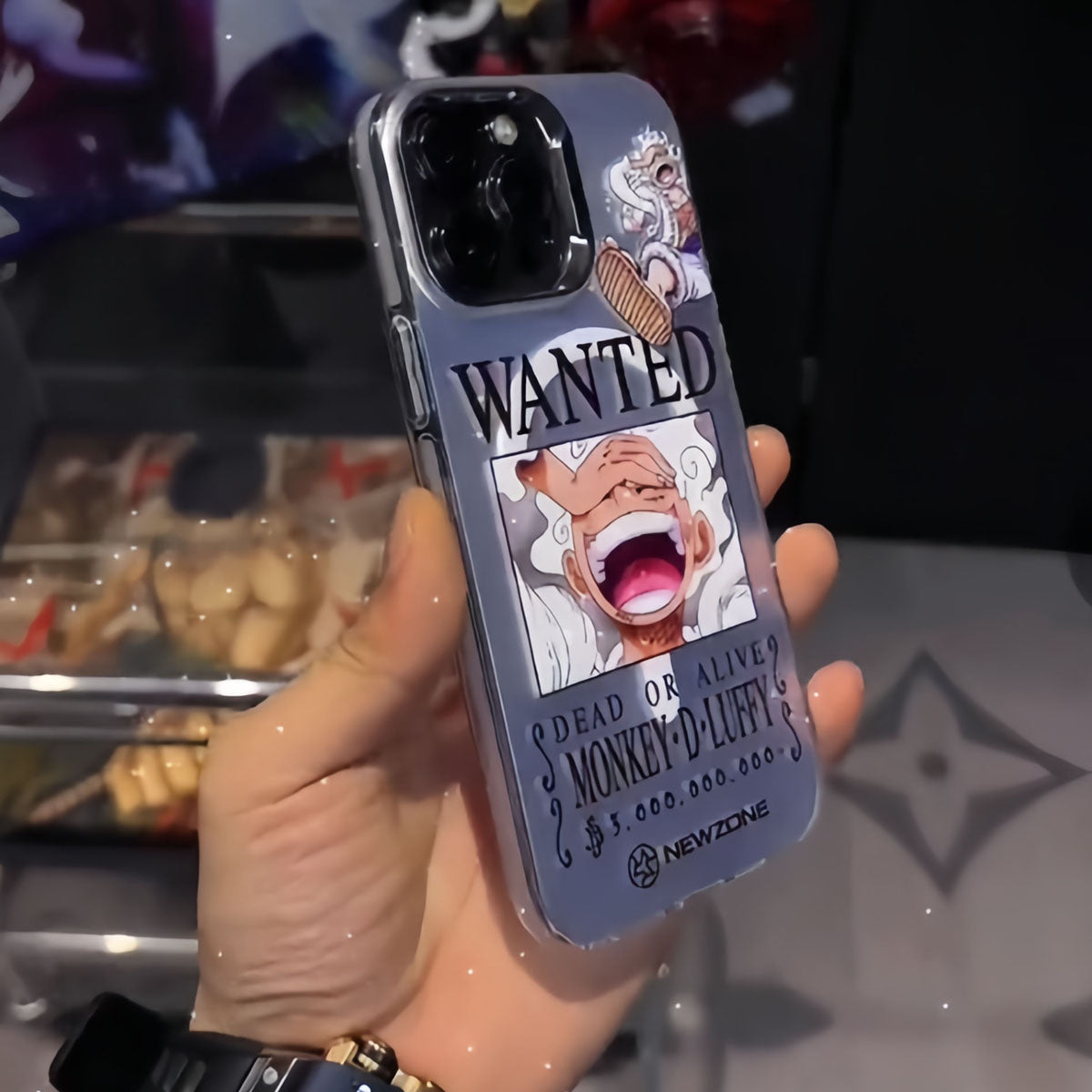 Luffy/Zoro silikonové pouzdro na iPhone odolné proti nárazu