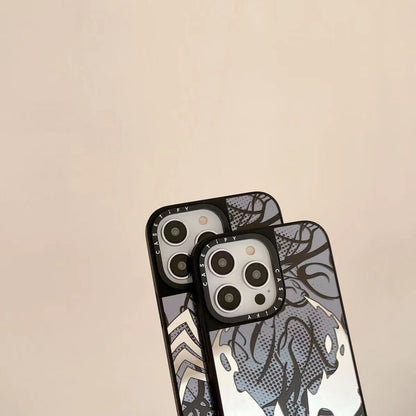 حافظة هاتف Naruto Pain Yahiko Anime، غطاء واقٍ مقاوم للصدمات متدرج بالليزر لهاتف iPhone