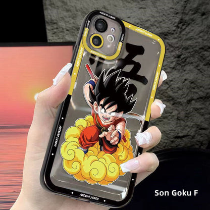 Coque de téléphone anti-collision en silicone tendance exquise pour iPhone Goku/Bejīta