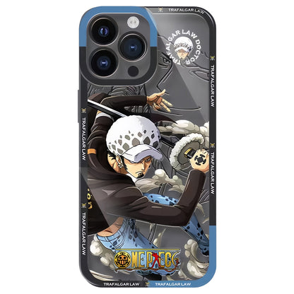 Silikonové pouzdro na telefon Luffy/Zoro/Ace odolné proti nárazu