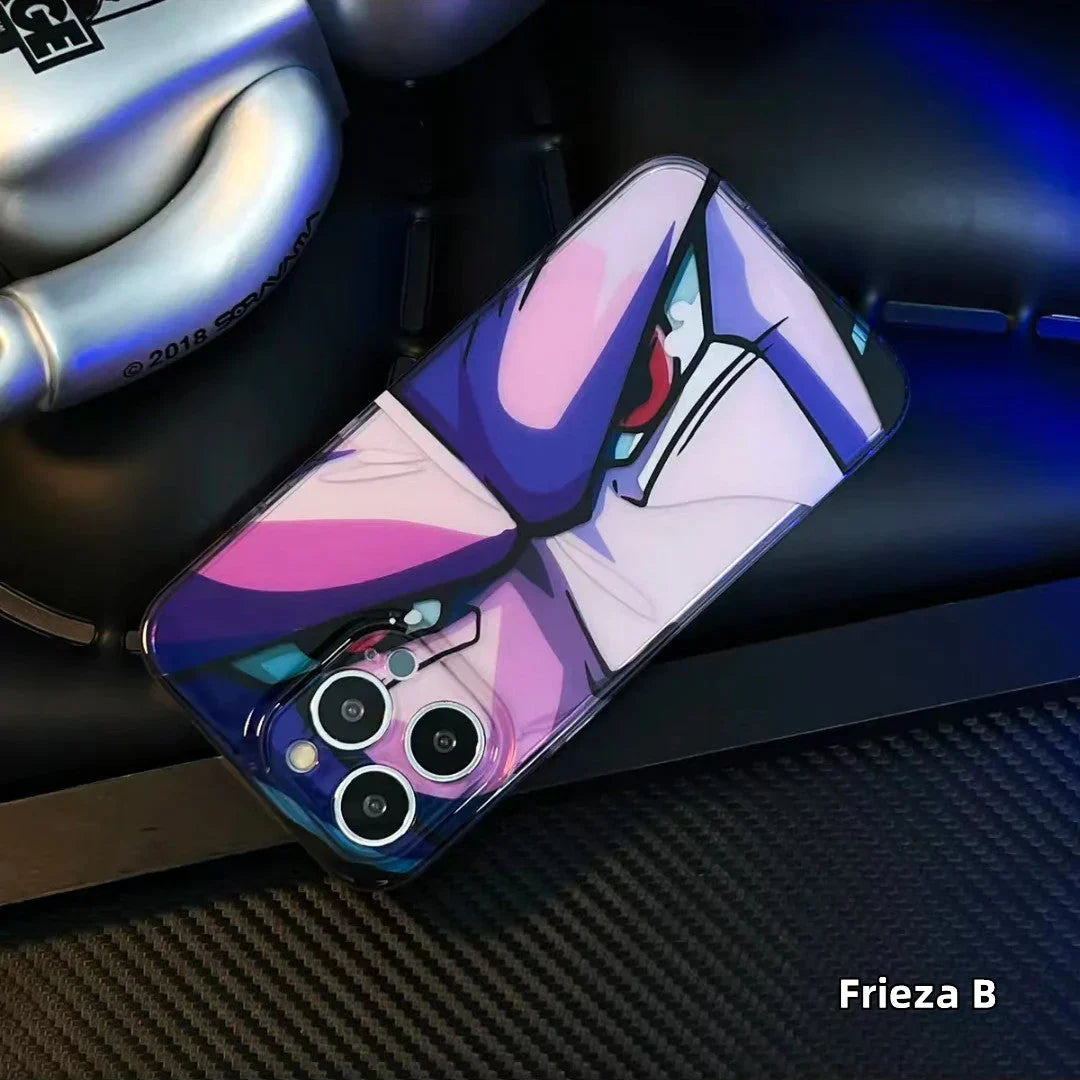 Coque de téléphone Apple en silicone résistante aux chocs Son Goku/Torankusu/Frieza