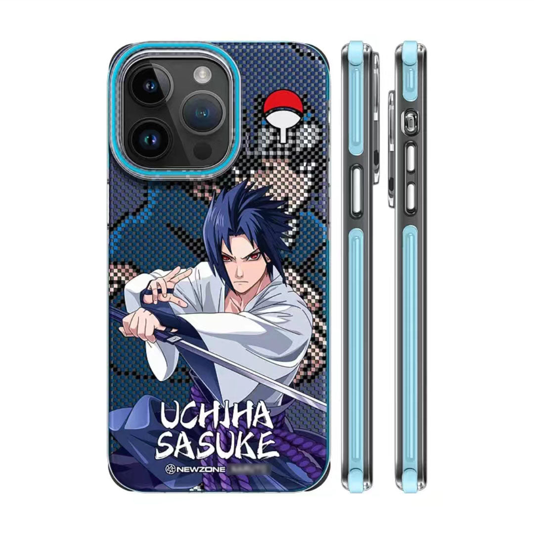 Itachi/Sasuke/Kakashi silikonové pouzdro na iPhone odolné proti nárazu