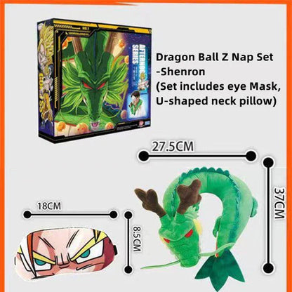Shenron/Majin Buu almohada para la siesta, almohada para dormir, almohada de oficina, almohada para dormir, máscara para los ojos