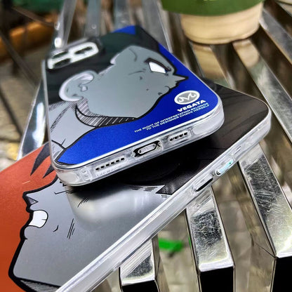 جراب هاتف Goku/Vegeta iPhone رائع من السيليكون مضاد للتصادمات