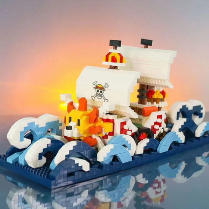 Thousand Sunny Puzzle Stavební bloky Drift Bottle Decoration