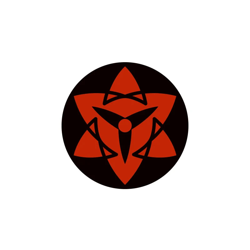 sasuke/itachi/kakashi Kolekce kovových odznaků Mangekyou Sharingan