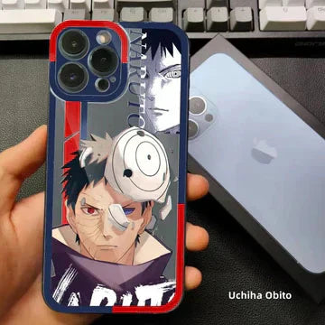 Silikonový nárazuvzdorný kryt na telefon s Itachi/Gaarou pro Android (11. až 17. generace Pro Max)
