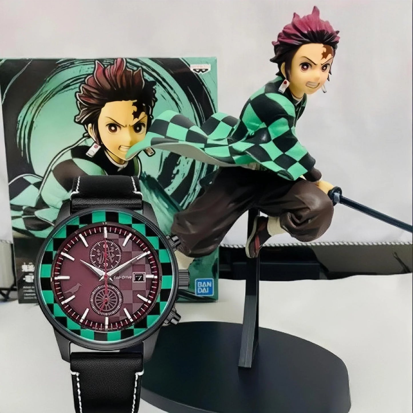 Kamado Tanjirou Herrenuhren, analoge Quarz-Sport-Unisex-Uhr, 100 m wasserdichte Uhren