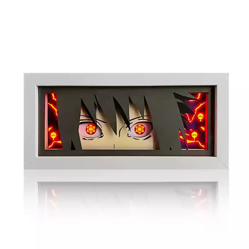 Sasuke/Kakashi/Obito/Itachi 3D Paper Sculpture Night Light - Rozsviťte svět anime!